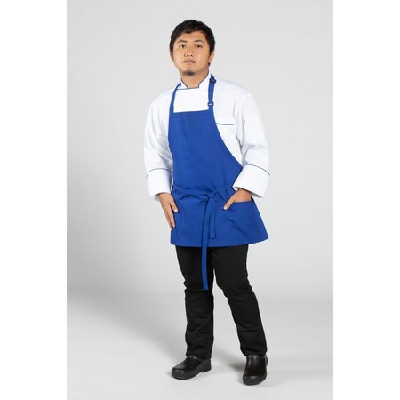 Uncommon Threads Adjustable 3-Pocket Bib Apron Royal 3011-2000